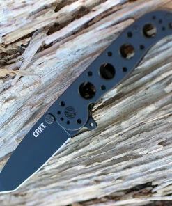 Wholesale 🤩 CRKT M16-02KS Framelock Tanto, 3.05" 12C27 Sandvik Plain Blade, Black Stainless Handle 😍