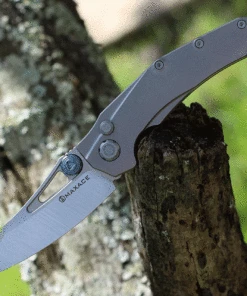 Best reviews of ⭐ Maxace Knives Babylon - Gray Ti (3.74" Satin) MBB01 🧨