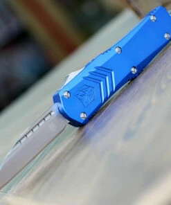 Best deal 🎁 CobraTec Knives MBLUFS-XMWNS Medium FS-X Blue, 3" D2 Steel Wharncliff Blade, Anodized Aviation Aluminum Handle 🤩