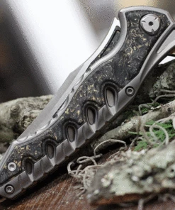 New 🌟 Maxace Knives Hive - Titanium / Gold Carbon Fiber (4.25" Satin) MCH01 👏 -Automatic Knives shop mch03.2 39443.1627503987.386.513 10225.1628778736