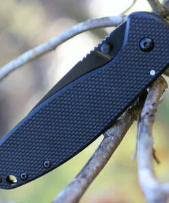 Flash Sale 😍 ESEE Knives Esee Expat MEDELLIN01B, 3.5" Black AUS-8 Plain Blade, Black FRN/Stainless Handle 👍 -Automatic Knives shop medellin 01b.2 60424.1566585946