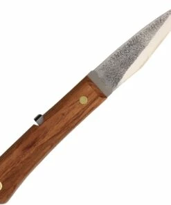 Discount 🧨 Mikihisa Double Bevel Moroha Folder, Cherry Wood Handle, 4" Blue Paper Steel ❤️