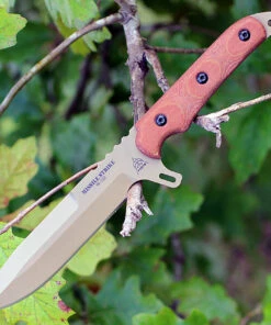 Deals 🔥 Tops MS01 Missile Strike, 6" 1095 Plain Blade, Tan Canvas Micarta Handle ✔️