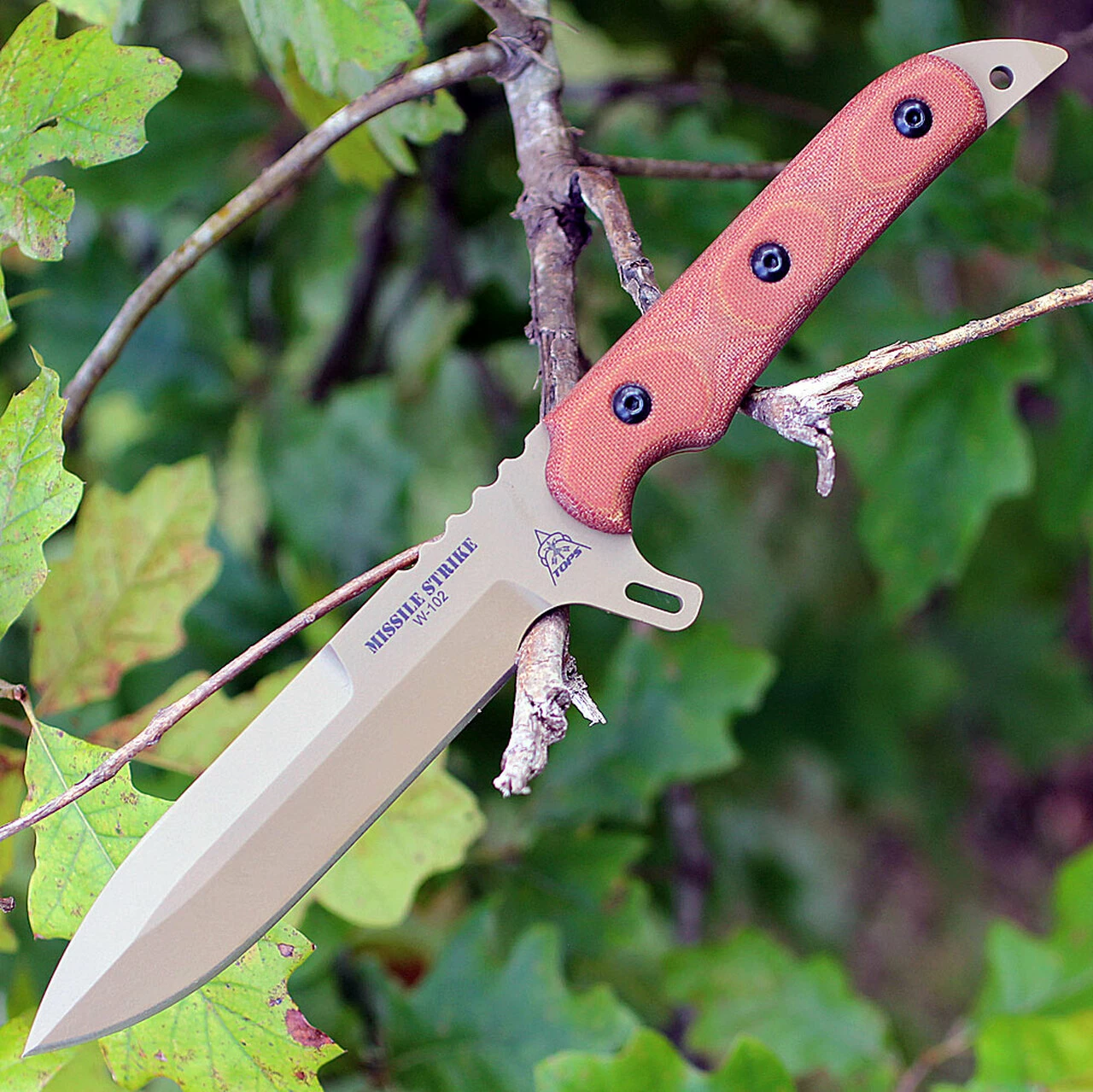 Deals 🔥 Tops MS01 Missile Strike, 6" 1095 Plain Blade, Tan Canvas Micarta Handle ✔️ 1 Deals 🔥 Tops MS01 Missile Strike, 6" 1095 Plain Blade, Tan Canvas Micarta Handle ✔️