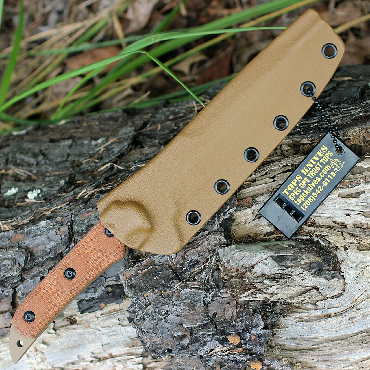 Deals 🔥 Tops MS01 Missile Strike, 6" 1095 Plain Blade, Tan Canvas Micarta Handle ✔️ 3 Deals 🔥 Tops MS01 Missile Strike, 6" 1095 Plain Blade, Tan Canvas Micarta Handle ✔️ - Image 3