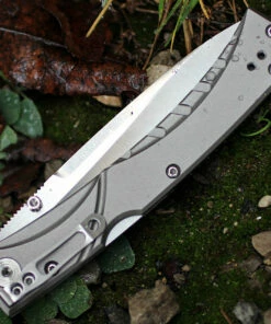 Best Sale 🔔 Nemesis NK-19 MPR-1 Titanium Folder, 3.44 in VG-10 Plain Blade, Titanium Handle ⌛ -Automatic Knives shop ne19.4 60741.1566585892