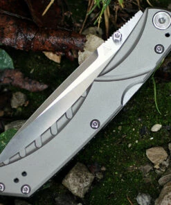 Best Sale 🔔 Nemesis NK-19 MPR-1 Titanium Folder, 3.44 in VG-10 Plain Blade, Titanium Handle ⌛ -Automatic Knives shop ne19.6 64744.1566585893