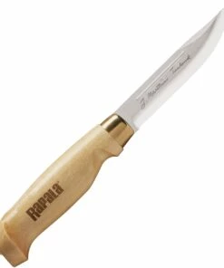 Discount ❤️ Rapala NK26293 Classic Birch Clip Point, 4.5" 420 Plain Blade, Birch Handle 🎉