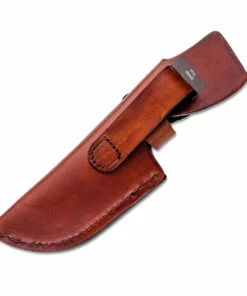 Deals ❤️ Ontario Knife Co. Hiking Knife 8187, 3.4" 420HC Satin Plain Blade, Brown & Black Micarta Handle, Brown Leather Sheath ⭐ -Automatic Knives shop on8187 1 17058.1621285782