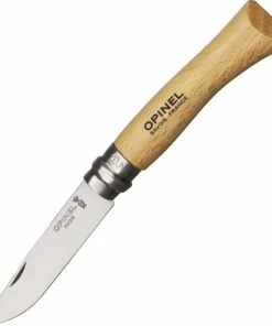 Promo 🎉 Opinel No 7 OP00693, 4" Closed. Beechwood Handle-015356 🌟