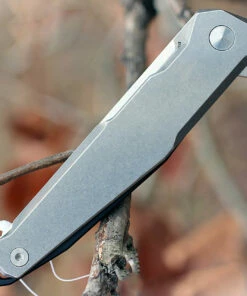 Outlet 🧨 Ruike Beta Plus P108SF, 3.46" 14C28N Plain Blade, Stonewash Stainless Handle 🔥 -Automatic Knives shop p108 sf.3 18880.1566585933