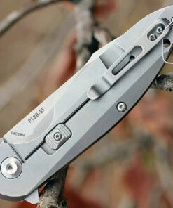 Promo ✔️ Ruike Beta Plus P128SF, 3.5" 14C28N Plain Blade, Stainless Handle 🔔 -Automatic Knives shop p128sf.2 43069.1566585942