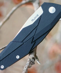 Brand new 🤩 Ruike P138B, 3.5" 14C28N Plain Blade, Black G-10 Handle ✔️ -Automatic Knives shop p138b.3 51187.1566585947
