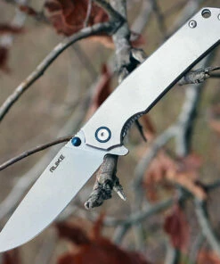 Promo 🔔 Ruike P801SF, 3.4" 14C28N Plain Blade, Stainless Handle 🌟