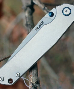 Promo 🔔 Ruike P801SF, 3.4" 14C28N Plain Blade, Stainless Handle 🌟 -Automatic Knives shop p801 sf.3 99479.1566585952