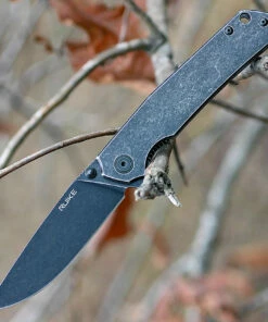 Brand new 💯 Ruike P801SB, 3.4" 14C28N Plain Blade, Black Stonewashed Stainless Handle ⭐