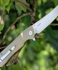 Hot Sale 😀 Bestech Paladin BG13B-1, 3.54" D2 Steel Stonewash Plain Blade, Green G-10 Handle ⭐ -Automatic Knives shop paladin tan 67068.1566585988