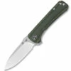 Best deal 💯 QSP Knife Hawk, QS131-H, 3.25" Sandvik 14C28N, Two-Toned Satin Blade, Green Linen Micarta Handle 💯