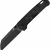 Outlet 🎉 QSP Knife QSP Penguin - Shredded CF / Blk G-10 (3" D2 Black SW) QS130-U 🔔