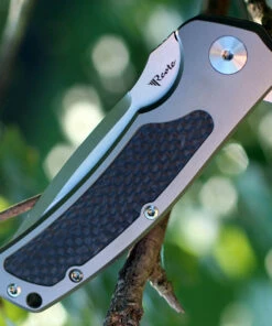 Best deal ⭐ Reate Knives 01 Mini Horizon Framelock Bead Blast Titanium w/Carbon Fiber Inlay, 3.5 in M390 Plain Blade ✨ 7 Best deal ⭐ Reate Knives 01 Mini Horizon Framelock Bead Blast Titanium w/Carbon Fiber Inlay, 3.5 in M390 Plain Blade ✨ -Automatic Knives shop rea01.3 25748.1566585956