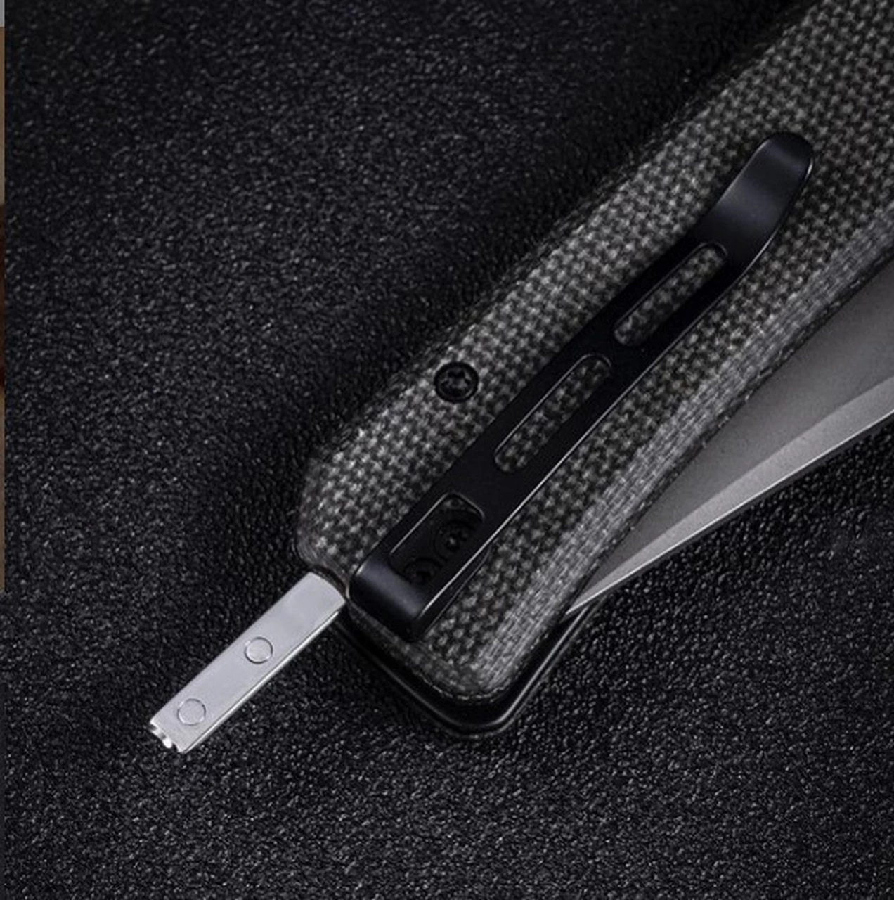 Budget 👍 CIVIVI Knives CIVIVI Relic Flipper w/Tweezers - Green Micarta (3.5" SW Nitro-V) C20077B-3 🎁 3 Budget 👍 CIVIVI Knives CIVIVI Relic Flipper w/Tweezers - Green Micarta (3.5" SW Nitro-V) C20077B-3 🎁 - Image 3