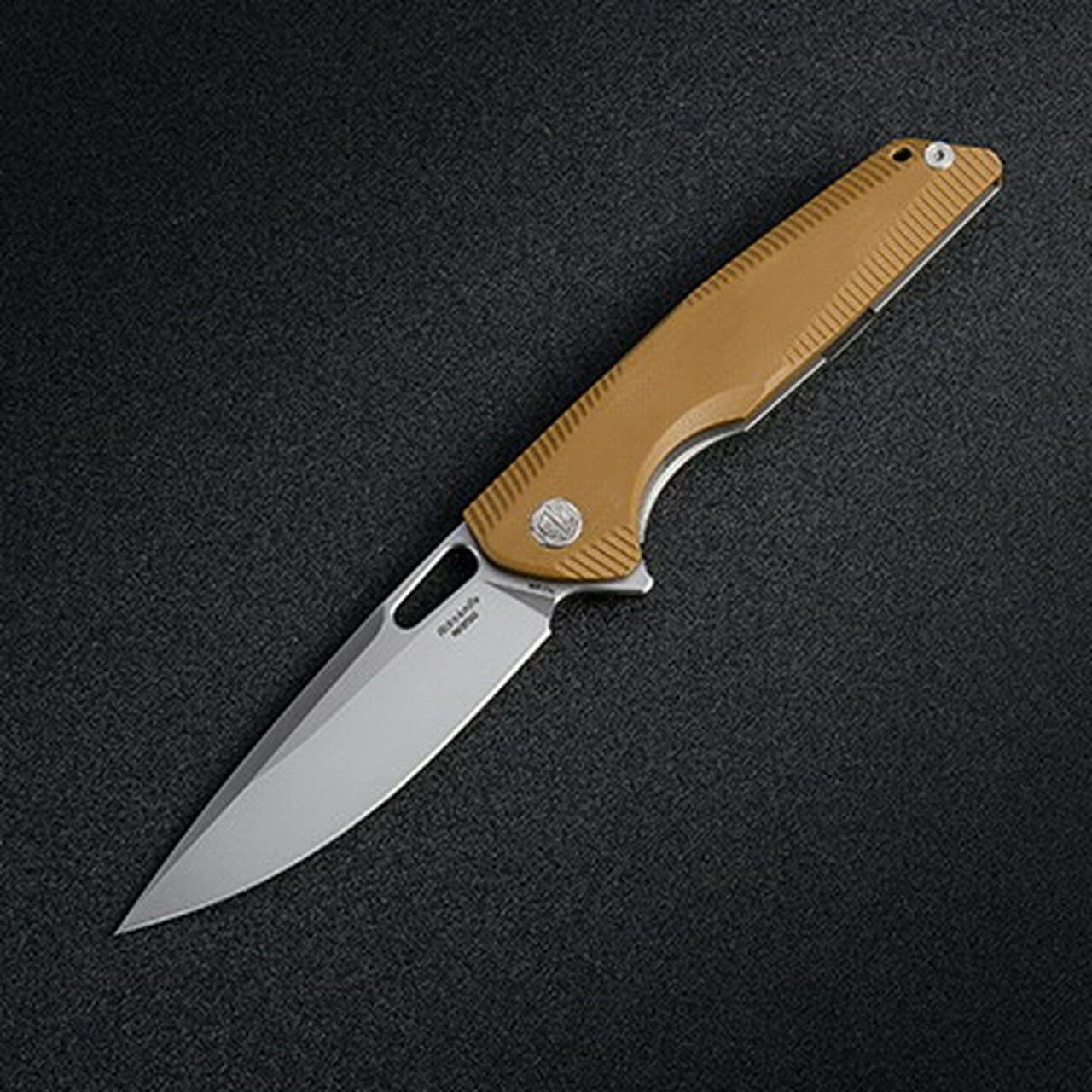 Discount 🛒 Rike Knife 802GBR Framelock, 3.75" 154CM Plain Blade, Brown Titanium/G-10 Handle 😀 1 Discount 🛒 Rike Knife 802GBR Framelock, 3.75" 154CM Plain Blade, Brown Titanium/G-10 Handle 😀