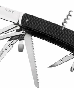 Wholesale 🎉 Ruike LD51-B Trekker, 3.35" 12C27 Plain Blade, Black G-10 Handle 👏 -Automatic Knives shop rkeld51b 90829.1566586059