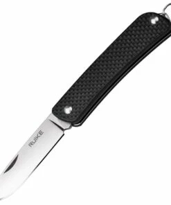 Best Sale 🔔 Ruike Criterion Collection S11B, 2.1" 12C27 Plain Blade, Black G-10 Handle 🤩