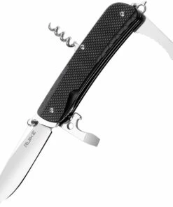 Flash Sale 🎉 Ruike Criterion Collection S21B, 2.1" 12C27 Plain Blade, Black G-10 Handle ❤️