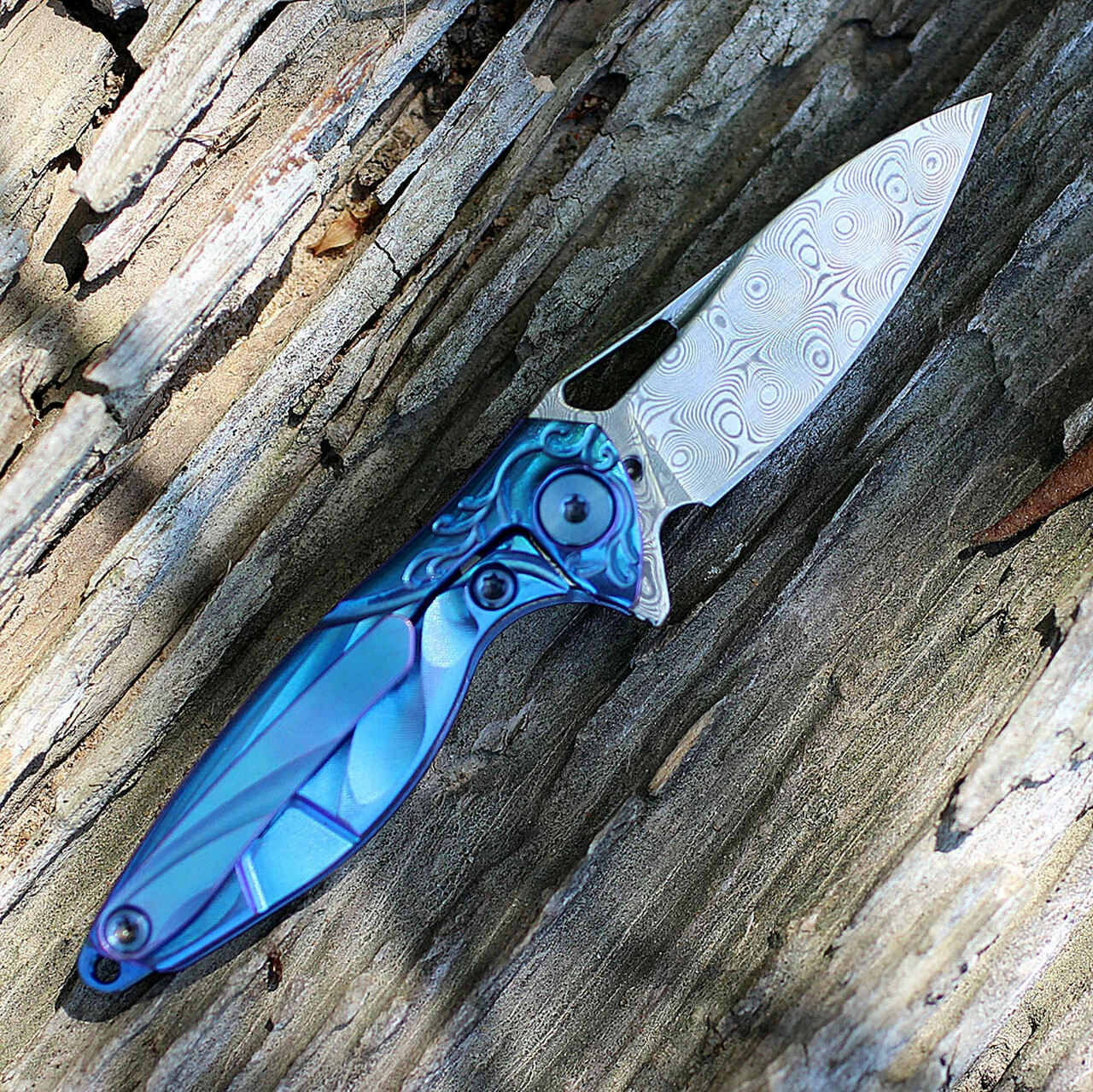 Top 10 β Rike Knife MINI Hummingbird Framelock, 1.57" Damascus Plain Blade, Blue Titanium Handle π 5 Top 10 β Rike Knife MINI Hummingbird Framelock, 1.57" Damascus Plain Blade, Blue Titanium Handle π - Image 5