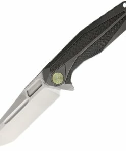 Cheap 🤩 Rike Knife Thor1 Integral Framelock, 3.75" CTS-204P Tanto Blade, Carbon Fiber/Titanium Handle ✔️