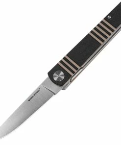 Hot Sale 🔥 Real Steel Ippon Linerlock RS7241, 3.7" Bohler Steel Plain Blade, Tan /Black G-10 Handle 😍
