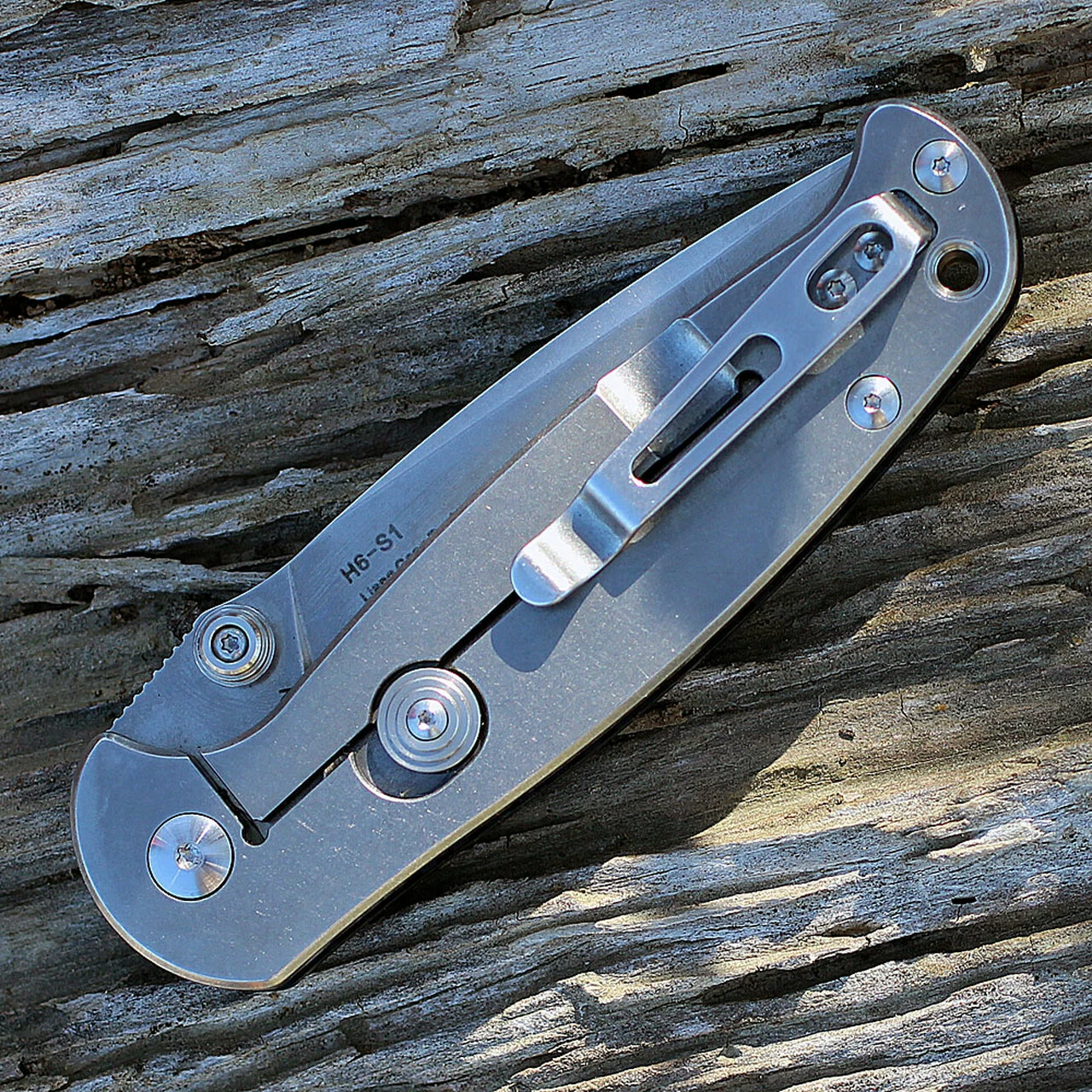 Outlet 🔥 Real Steel 7774 H6-S1, 3.4" 14C28N Plain Blade, Carbon Fiber Front/Stainless Back Handle 🛒 3 Outlet 🔥 Real Steel 7774 H6-S1, 3.4" 14C28N Plain Blade, Carbon Fiber Front/Stainless Back Handle 🛒 - Image 3