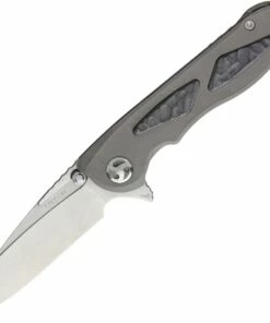 Best Pirce 🧨 Real Steel 9461 Harrier, 3.5" CTS-204P Plain Blade, Titanium Handle w/Carbon Fiber Inlay 👏