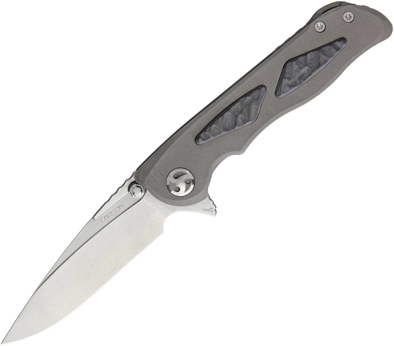 Best Pirce 🧨 Real Steel 9461 Harrier, 3.5" CTS-204P Plain Blade, Titanium Handle w/Carbon Fiber Inlay 👏 1 Best Pirce 🧨 Real Steel 9461 Harrier, 3.5" CTS-204P Plain Blade, Titanium Handle w/Carbon Fiber Inlay 👏