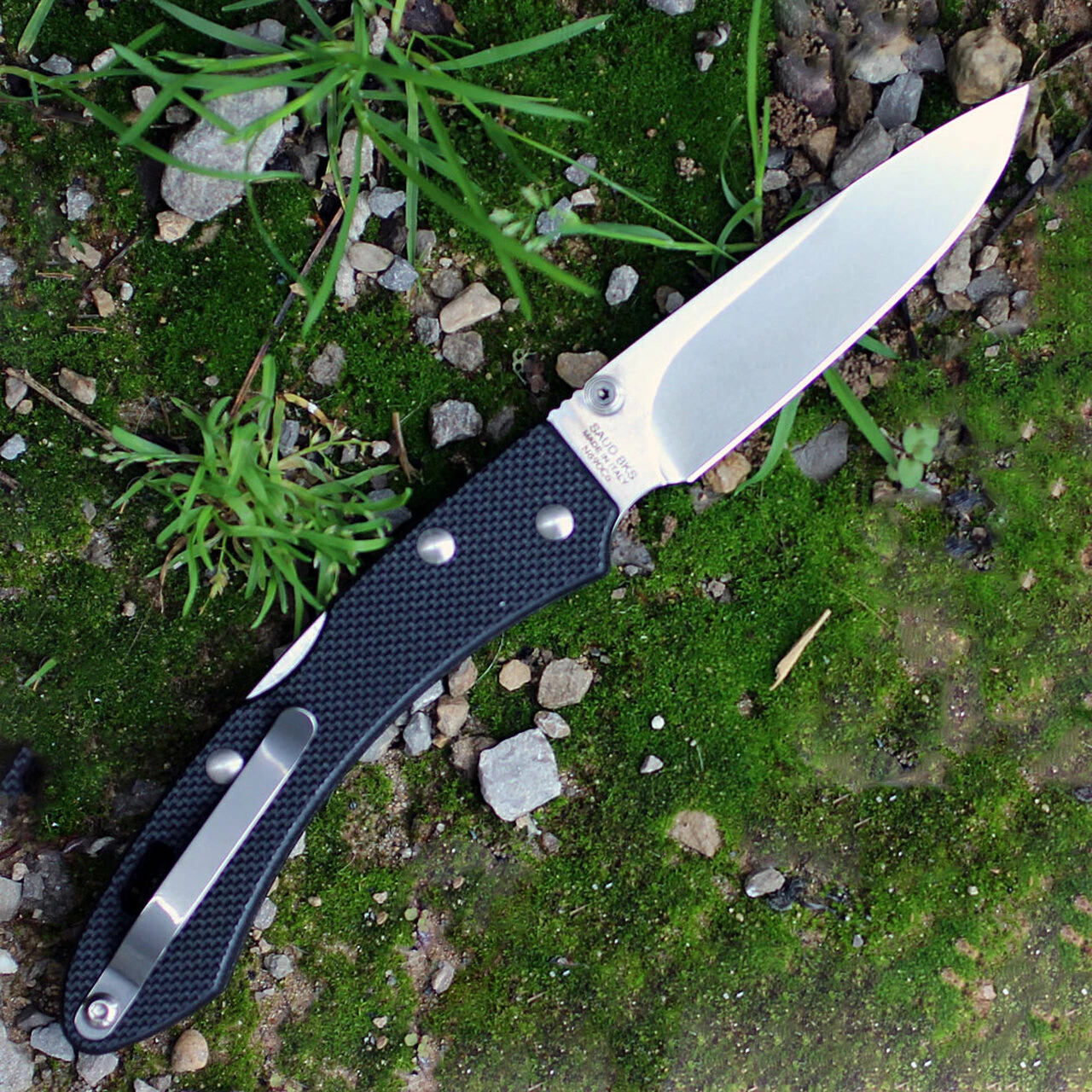 Promo 🎁 SALEH Knives BKS, 3.5" N690Co Plain Blade, Black G-10 Handle 👍 2 Promo 🎁 SALEH Knives BKS, 3.5" N690Co Plain Blade, Black G-10 Handle 👍 - Image 2