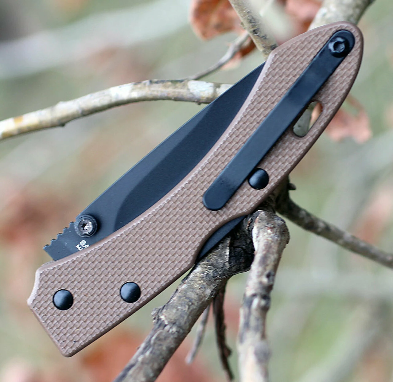 Coupon 🔔 SALEH Knives SNB, 3.5" N690Co Black Plain Blade,Desert Tan G-10 Handle 😀 3 Coupon 🔔 SALEH Knives SNB, 3.5" N690Co Black Plain Blade,Desert Tan G-10 Handle 😀 - Image 3