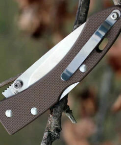 Best reviews of 🔥 SALEH Knives SNS, 3.5" N690Co Plain Blade, Desert Tan G-10 Handle ❤️ -Automatic Knives shop salsns.2 71641.1566586018