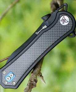 Cheapest 🛒 Krudo SNG247 DRASTIK Folder, 3.75" 9Cr18MoV Plain Edge, Stainless Handle w/Carbon Fiber Inserts 🔥 -Automatic Knives shop sng247.3 16880.1566585989