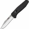 Best deal 🌟 SOG FLA1001CP Flare, 3.5" 8Cr13MoV Satin Polished Clip Point Plain Blade, Black GRN Handle 🔥