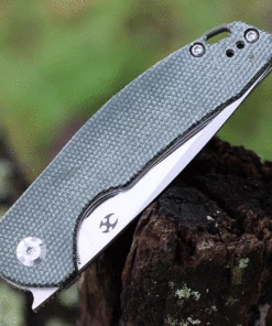 Brand new ⭐ Kansept Knives Kansept Mini Accipiter Front Flipper - Green Micarta (3" 154CM SW) T2007A2 👍 -Automatic Knives shop t2007a2 47618.1636670252