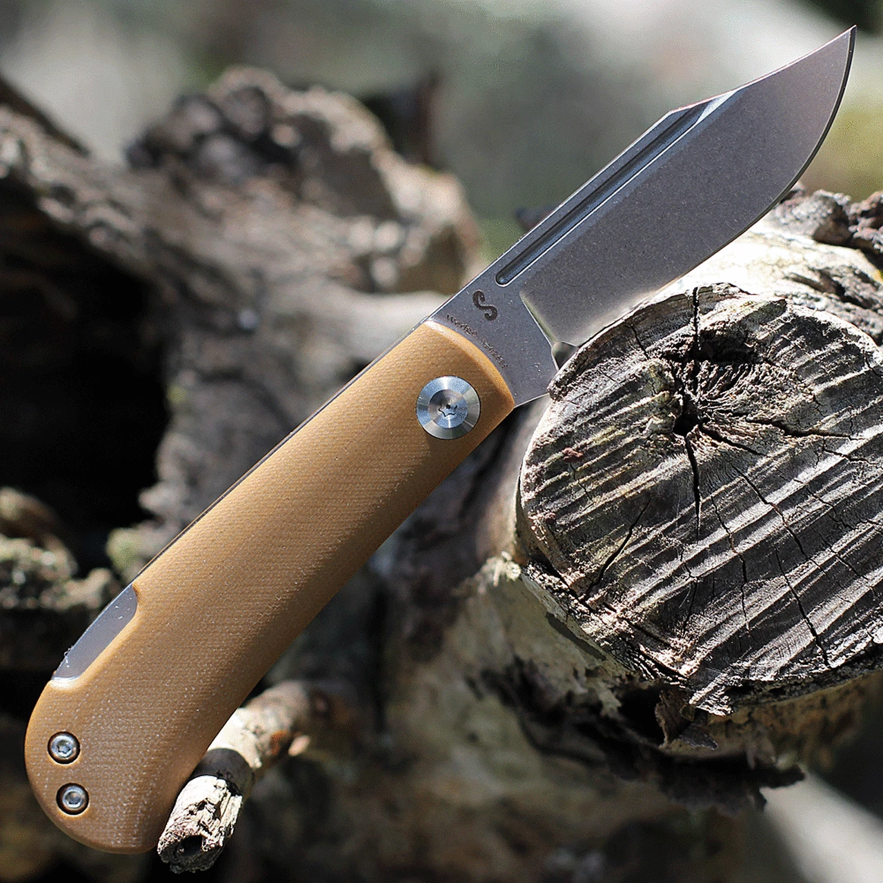 Budget ๐งจ Kansept Knives Kansept Wedge Yellowish Brown G-10 (2.9" 154CM SW) T2026B9 ๐ 2 Budget ๐งจ Kansept Knives Kansept Wedge Yellowish Brown G-10 (2.9" 154CM SW) T2026B9 ๐ - Image 2