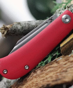 Cheap 🔥 Kansept Knives KT2026S2 Swan Bevy Slip Joint, 2.45" 154CM Satin Plain Blade, Red G-10 Handle 😍 -Automatic Knives shop t2026s2.3 44984.1618861552