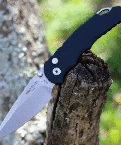 Best reviews of ⭐ Pro-Tech TR-5 Spring Assist - Lerch Ti Thumbstud / Blk Alum (3.3" S35VN SW) TR-5 SA.1 👏