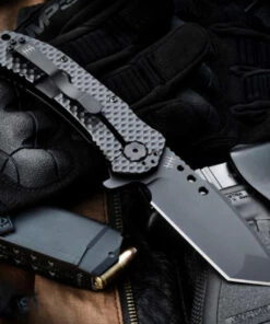 Cheapest 😍 Hardcore Hardware Australia MILF Folder - Blk G10 (3.5" Blk Tanto) MILF-03 ⌛