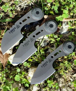 Buy 💯 TOPS 3 BROS COMBO PACK, 2" 1095 CARBON STEEL BLADE'S, BLACK MICARTA HANDLE, KYDEX SHEATH ✨