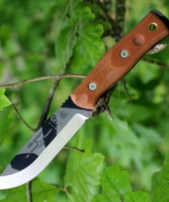 Best Sale 😀 TOPS BROS-01C B.O.B. Fieldcraft CAMO, 4.75" 1095 Camo Plain Blade, Tan Micarta Handle-Kydex Sheath ⭐