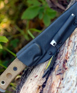 New 🔔 TOPS BROS154GCM B.O.B. Fieldcraft, 4.75" 154CM Plain Blade, Green Canvas Micarta Handle-Kydex Sheath ✨ -Automatic Knives shop tpbros154gcm.jpg.2 00341.1566585951