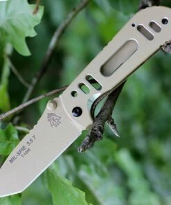 Best Pirce 😍 TOPS MIL35T05 Mil-Spie, 3.5" N690Co Tan Tanto Blade, Coyote Tan Aluminum Handle ✨