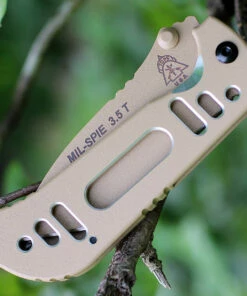 Best Pirce 😍 TOPS MIL35T05 Mil-Spie, 3.5" N690Co Tan Tanto Blade, Coyote Tan Aluminum Handle ✨ -Automatic Knives shop tpmil35t05.3 51074.1566586040